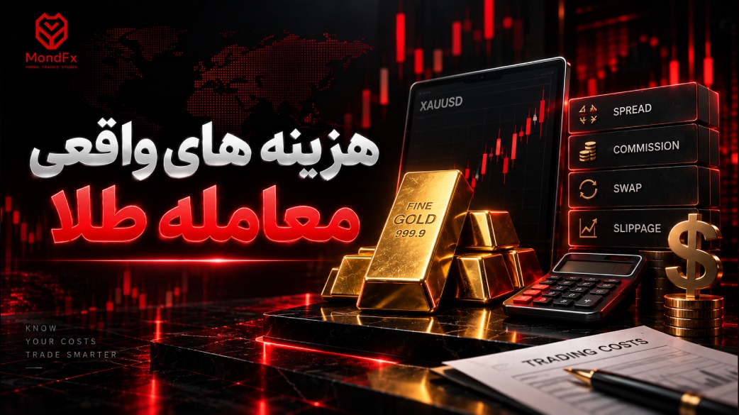 هزینه های واقعی معامله طلا