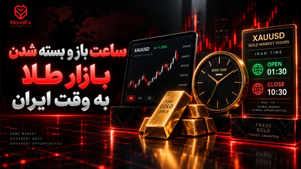 ساعت باز و بسته شدن بازار طلا به وقت ایران